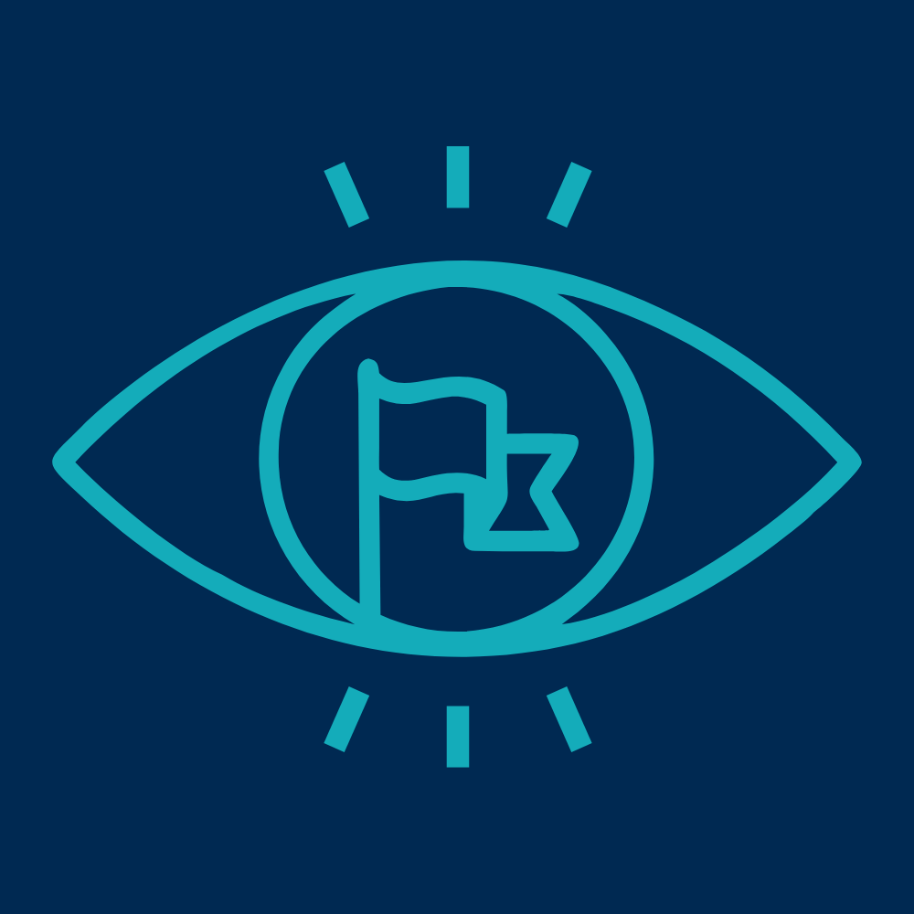 Icon EE vision priorities navy background web SQ HR BBA