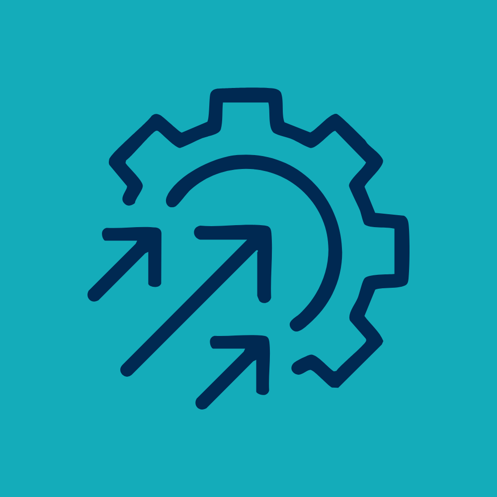 Ec icon FCP process efficiency aqua background web SQ HR BBA