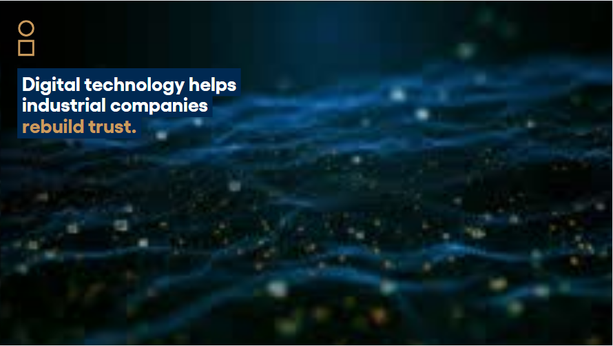bba | Digital technology helps industrial companies rebuild trust