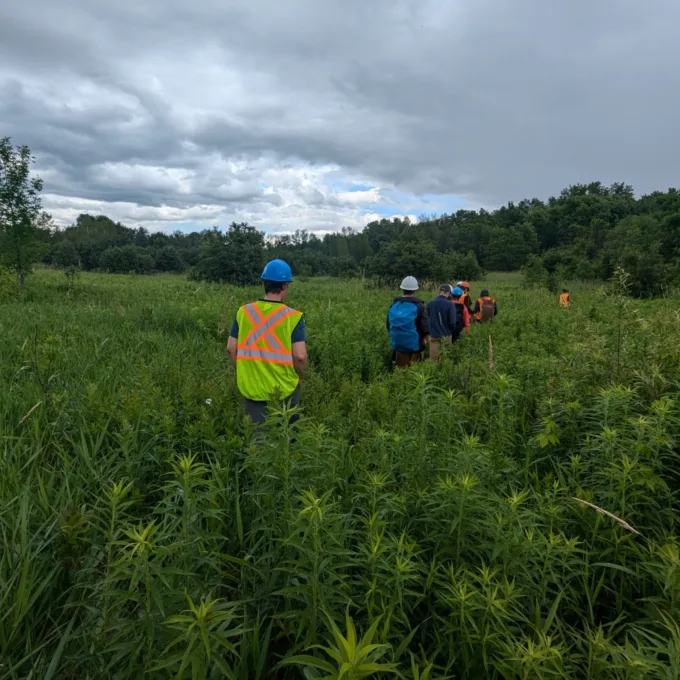Photo 1 Field visits on SPIPB land