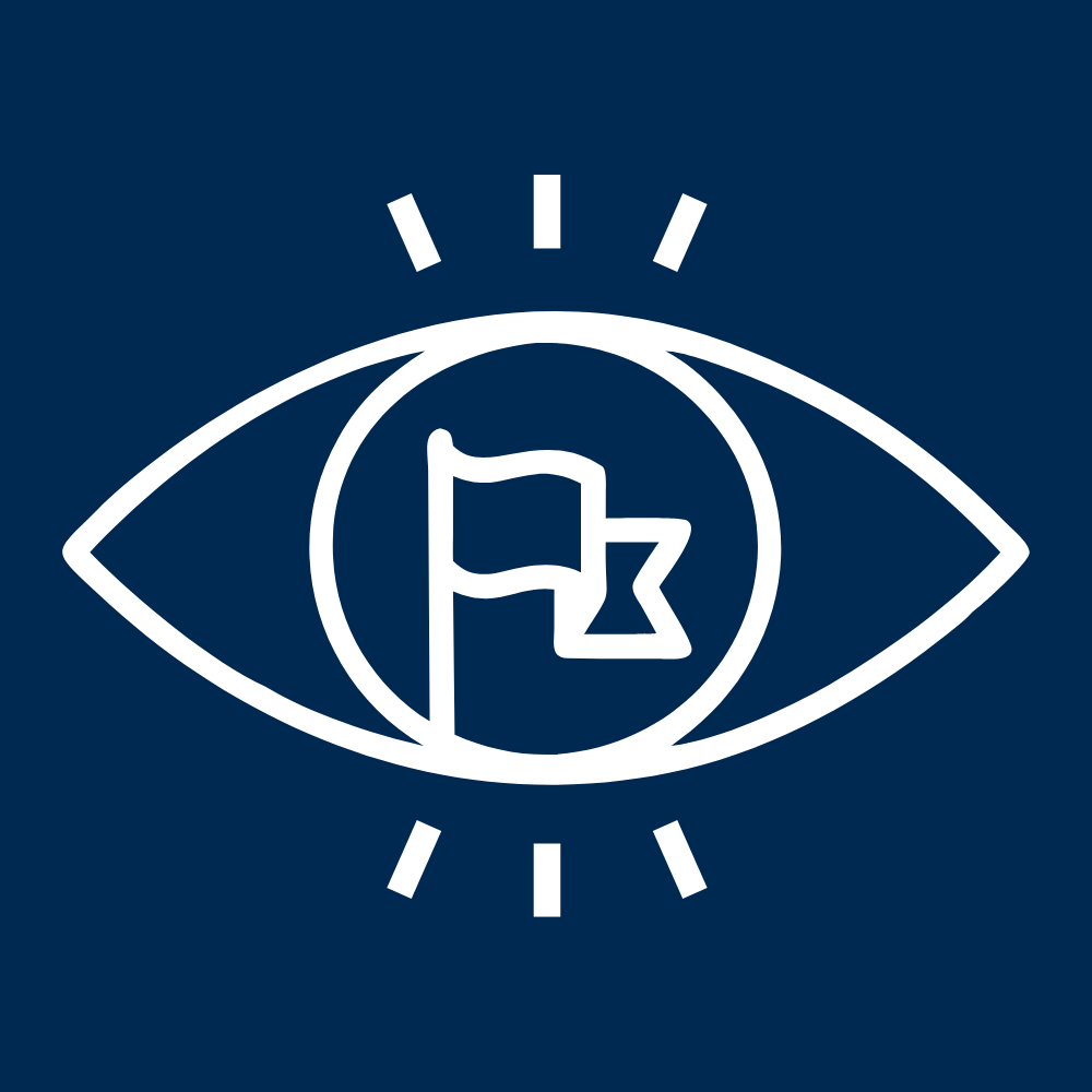 Icon EE vision priorities navy background web SQ HR BBA ing