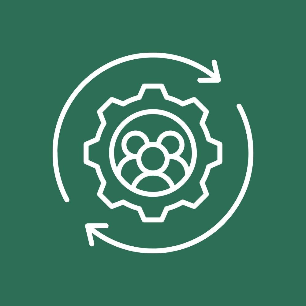 Ind icon team efficiency white background web SQ HR BBA ENVIRO
