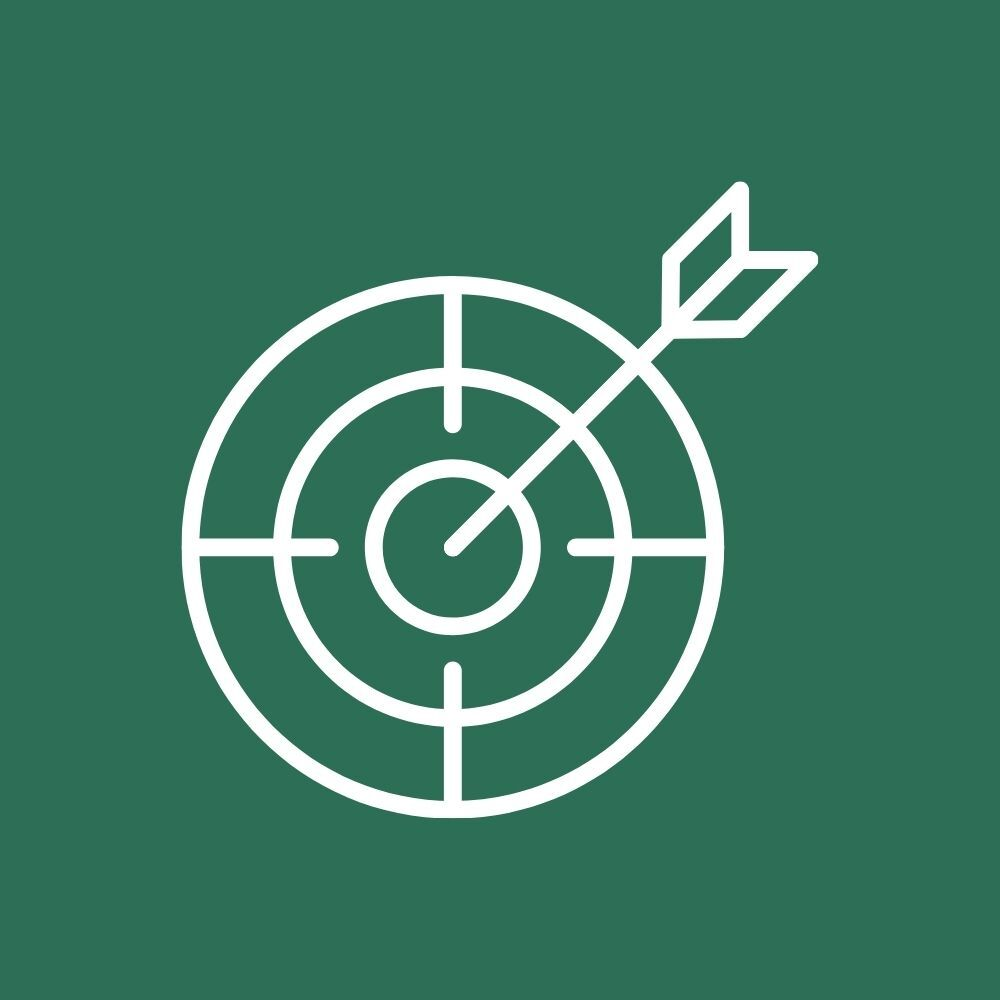 Strat icon target arrow white background web SQ HR BBA ENVIRO
