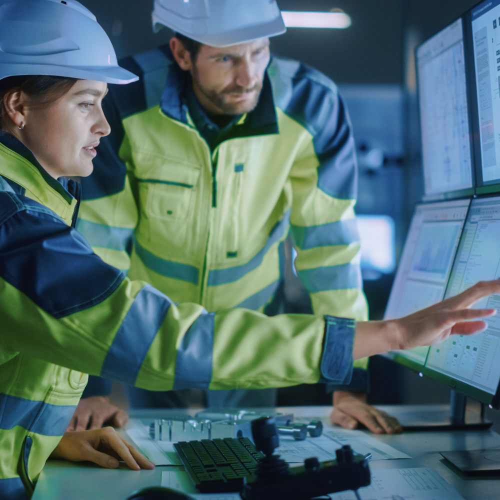 System control screens people