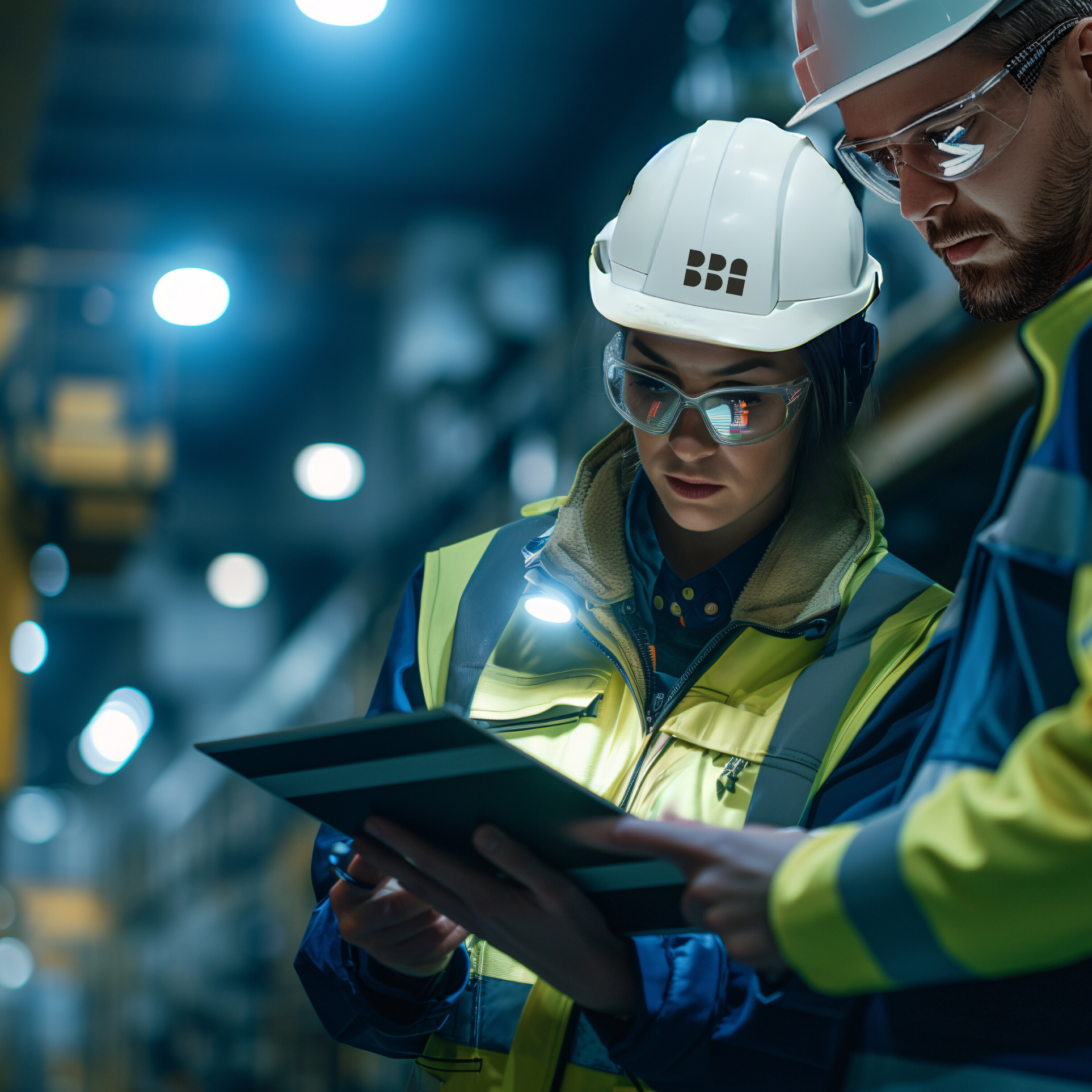 Indust process plant employee tablet decarbonation hz lr