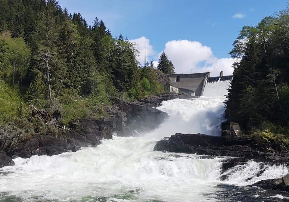 Ocean Falls spillway