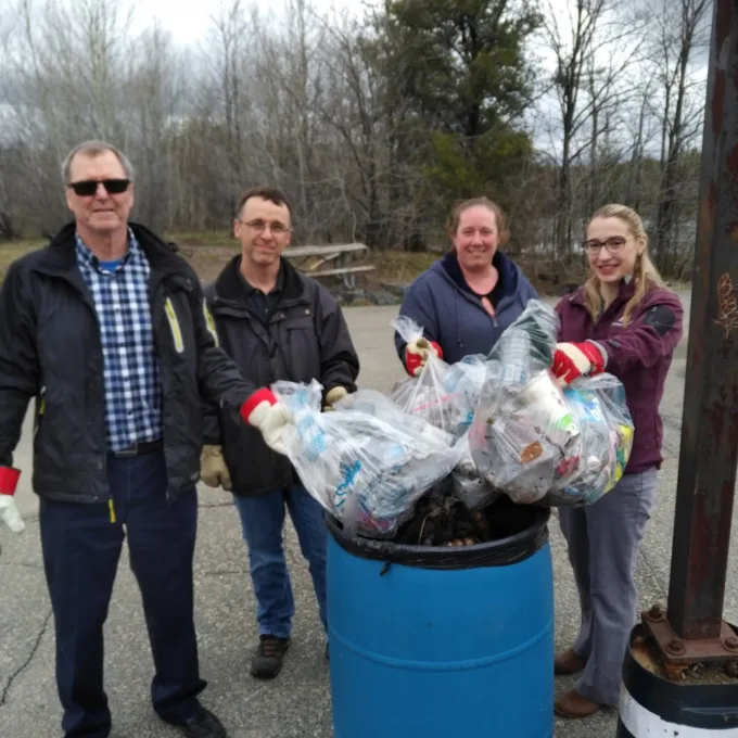 Social engagement - Spring cleanin at the local park - Sudbury 2019
