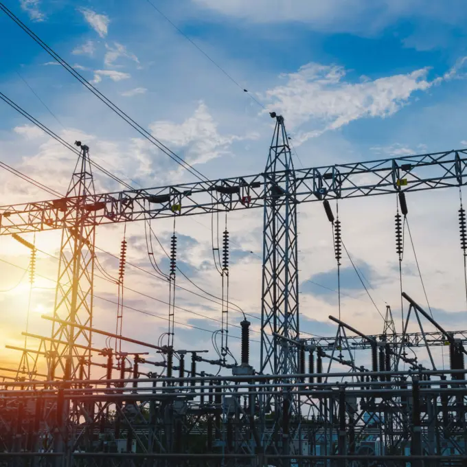 Power Transmission and Distribution - Pylons substation