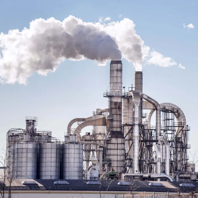 Environment - Air Quality  - Factory producing GHG